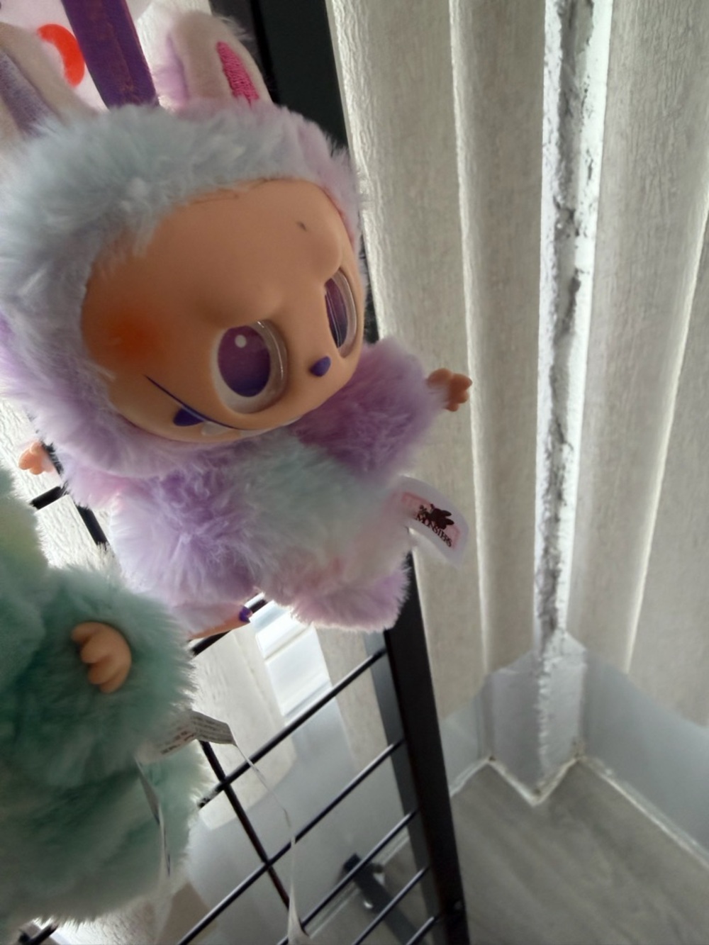 Plush Bunny Costume Doll - Lavender Pastel Fur Kids Toy
